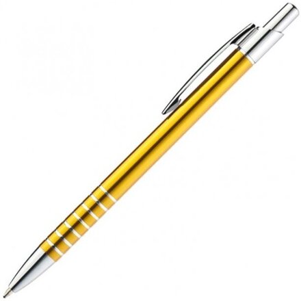 Ручка шариковая автоматическая "Itabela" золотистый/серебристый