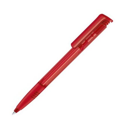 Ручка шариковая автоматическая "Super Hit Clear SG" красный