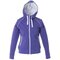 Толстовка женская "Siviglia" 320, L, с капюшоном, фиолетовый/белый