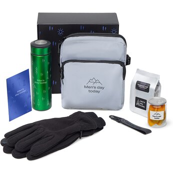 Подарочный набор «Re:m. Step»  с термосом, перчатками и сумкой