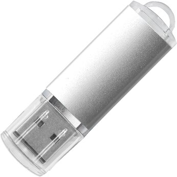 Карта памяти USB Flash 2.0 8 Gb "Assorti" серебристый