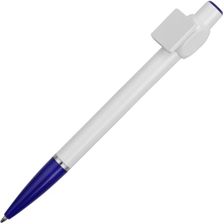 Ручка шариковая автоматическая "Тенерифе" белый/синий