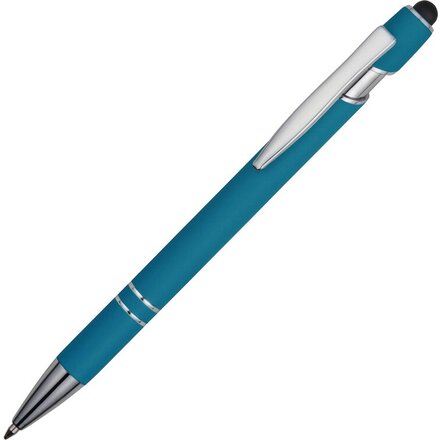 Ручка шариковая автоматическая "Sway" синий/серебристый