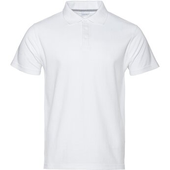 Рубашка-поло мужская "STAN" 185, 5XL, белый