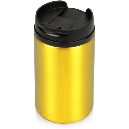 Кружка термическая "Jar" желтый/черный