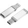 Карта памяти USB Flash 2.0 16 Gb ZC-005, серебристый/синий