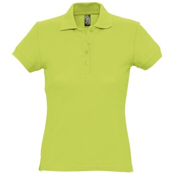 Рубашка-поло "Passion" 170, XL, зеленое яблоко