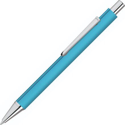 Ручка шариковая автоматическая "Pyra Gum" светло-голубой