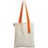 Сумка для покупок  "Superbag", белый/оранжевый 165 C