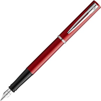 Перьевая ручка Waterman GRADUATE ALLURE, красный/серебристый/черный