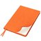 Ежедневник недатированный А5 "Flexy Soft Touch Latte", оранжевый, срез оранжевый