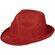 Шляпа "Trilby" красный