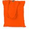 Cумка Clip из хлопка 340 г/м2 с застежкой из экокожи, оранжевый