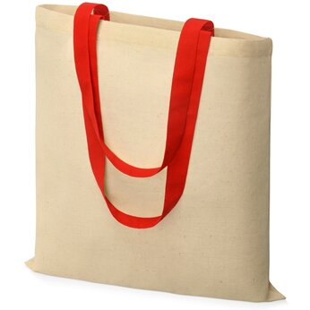 Сумка "Dakota", натуральный/красный