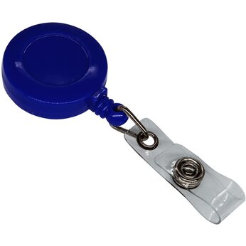 Держатель-ретрактор для бэджа "4hand", синий 2757 C