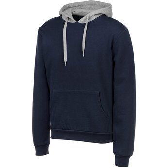 Толстовка мужская "Amsterdam" 300, 2XL, темно-синий/серый меланж