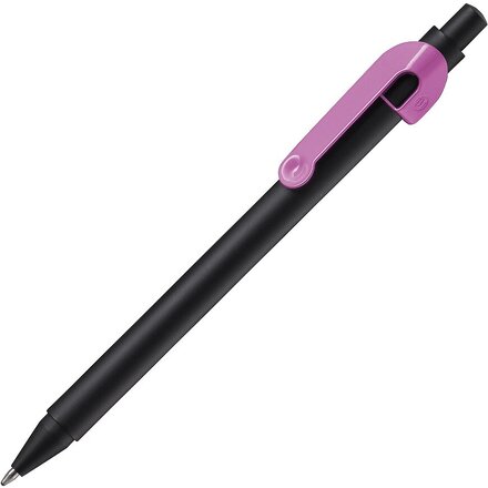 Ручка шариковая автоматическия "Snake" черный/розовый