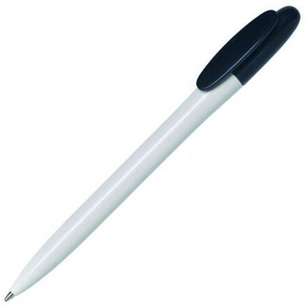 Ручка шариковая автоматическая "Bay BC" белый/черный