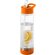 Бутылка для воды "Tutti Frutti" прозрачный/оранжевый