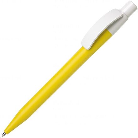 Ручка шариковая автоматическая "PX40 - MATT CB" желтый/белый