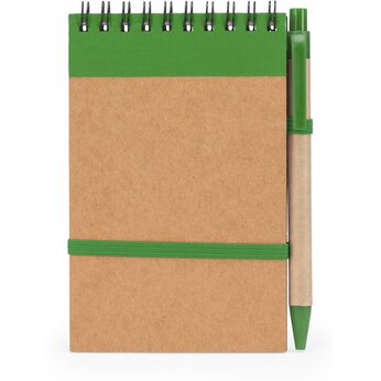 Блокнот А6  "Lien", натуральный/папоротниковый