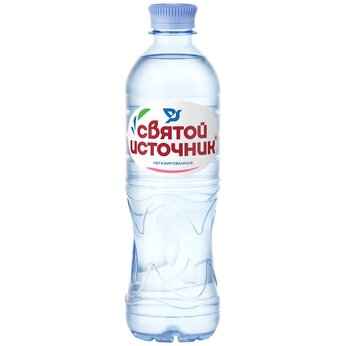 Вода питьевая "Святой Источник" негазированная, 0,5 л