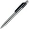Ручка шариковая автоматическая "Mood Metal M M1" серебристый/черный