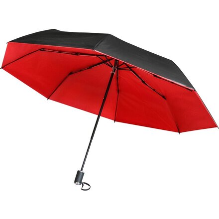 Зонт складной "Glamour" черный/красный
