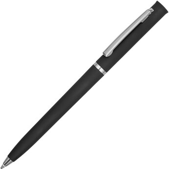 Ручка шариковая автоматическая "Navi" черный/серебристый