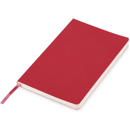 Блокнот "Softy 2.0", гибкая обложка A5, 80 листов, красный, размер А5
