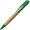 Ручка шариковая автоматическая "N17" натуральный/зеленый 356 C