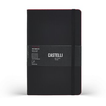 Блокнот "Black Laser Red" А5, черный
