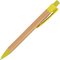 Шариковая ручка STOA с бамбуковым корпусом, желтый