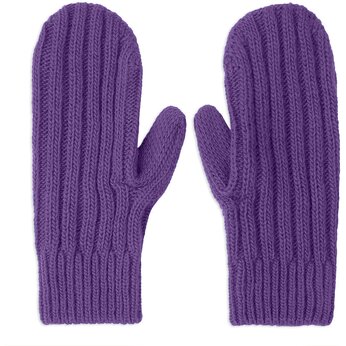Варежки "Насвязи", фиолетовый