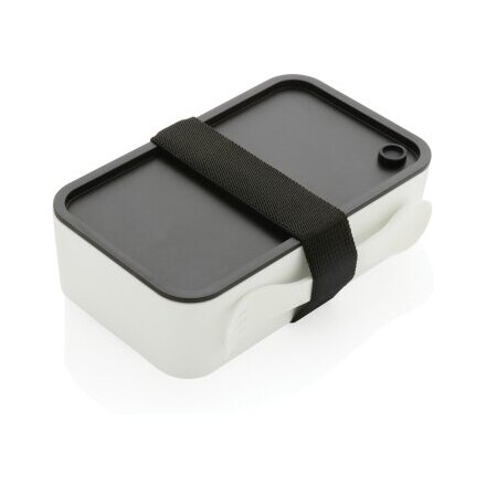 Контейнер для еды "P269.053", белый/черный