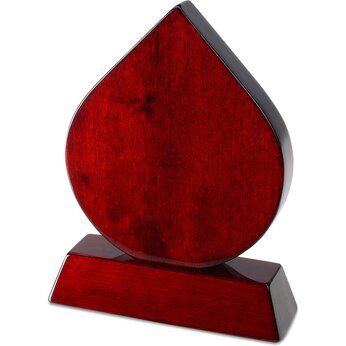 Плакетка «Капля», красное дерево