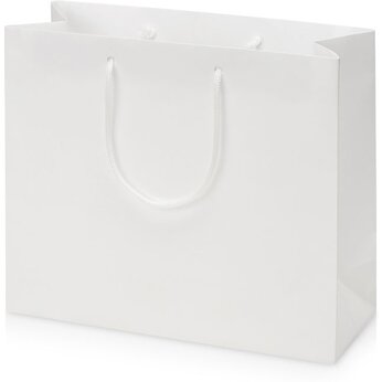 Пакет бумажный подарочный "Imilit W" белый