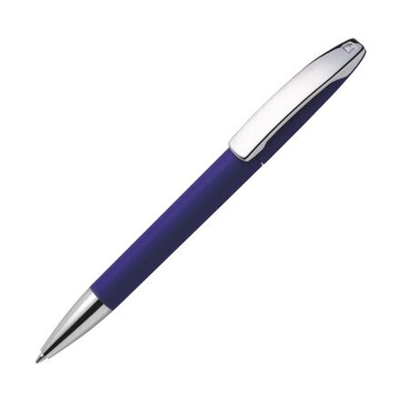 Ручка шариковая автоматическая "View GOM C CR" темно-фиолетовый/серебристый