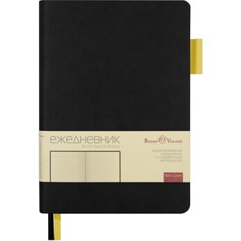 Ежедневник недатированный «Boston» А5, черный