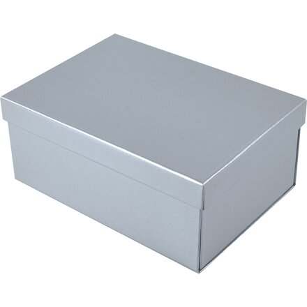 Коробка подарочная, серебро