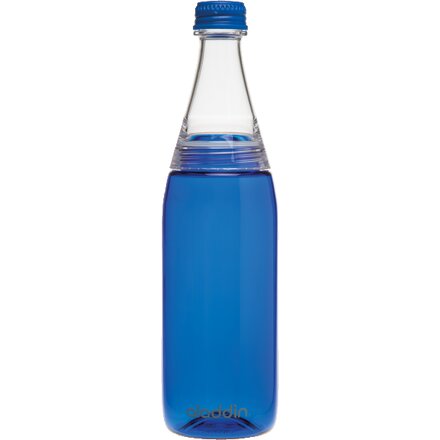 Бутылка для воды "Fresco Twist & Go Bottle" синий/прозрачный