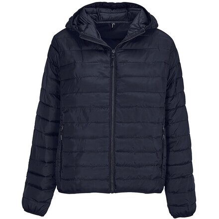 Куртка женская "STREAM HOODED" 280T, L, темно-синий
