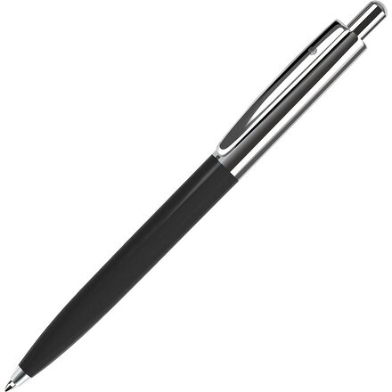 Ручка шариковая автоматическая "Business" черный/серебристый