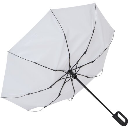 Зонт складной "Scirocco", белый/черный