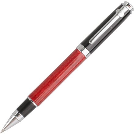 Ручка-роллер "Leonardo da Vinci" черный/красный/серебристый