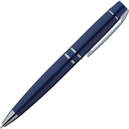Ручка шариковая автоматическая "Vip" синий/серебристый