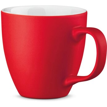 PANTHONY MAT. Фарфоровая кружка 450 мл, Красный
