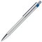 Ручка шариковая автоматическая "Polar" серебристый/синий
