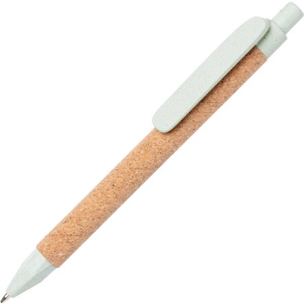Ручка шариковая автоматическая "Write" коричневый/зеленый