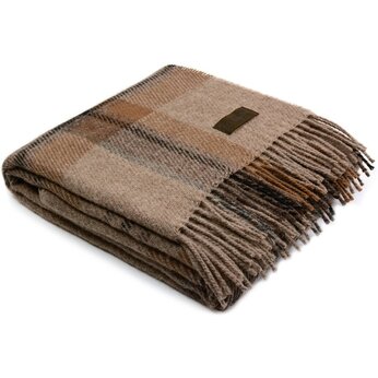 Плед "Norvegia" коричневый